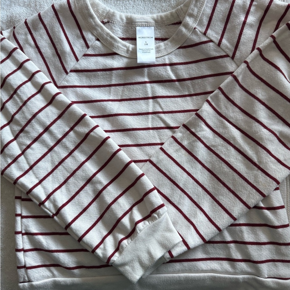 Nordstrom Red Striped Sweater